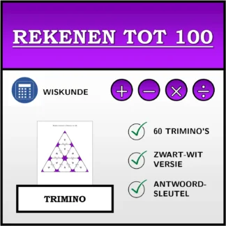 Trimino: Rekenen tot 100