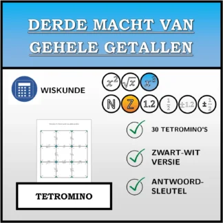 Tetromino: Derde macht van gehele getallen