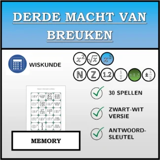 Memory: Derde macht van breuken