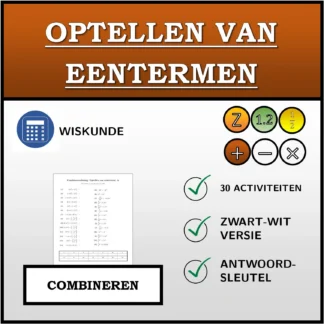 Combineeroefening: Optellen van eentermen