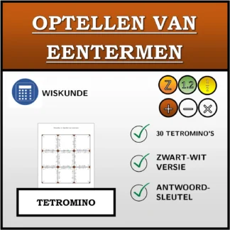 Tetromino: Optellen van eentermen