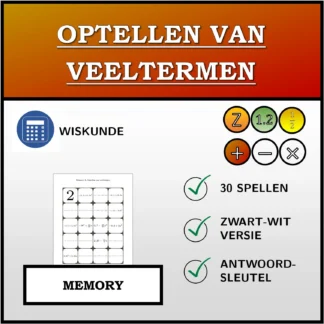 Memory: Optellen van veeltermen