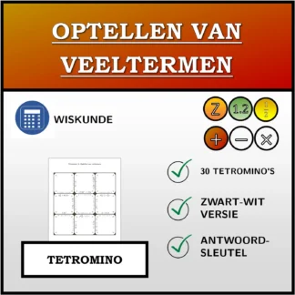 Tetromino: Optellen van veeltermen
