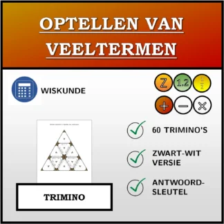 Trimino: Optellen van veeltermen