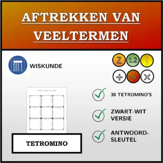 Tetromino: Aftrekken van veeltermen