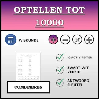 Combineeroefening: Optellen tot 10000