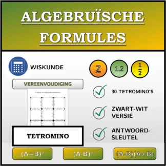 Tetromino: Algebruïsche formules, vereenvoudiging