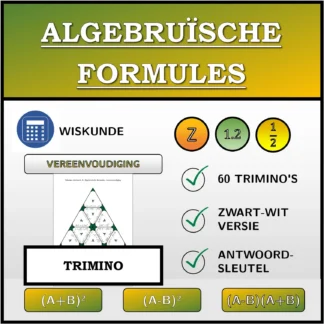 Trimino: Algebruïsche formules, vereenvoudiging