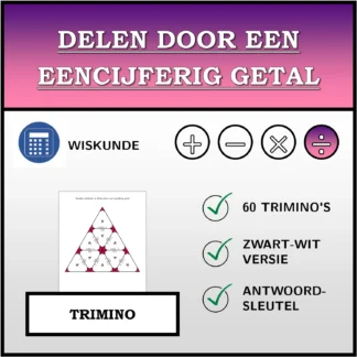Trimino: Delen door een eencijferig getal