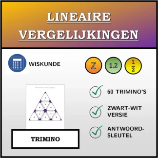 Trimino: Lineaire vergelijkingen