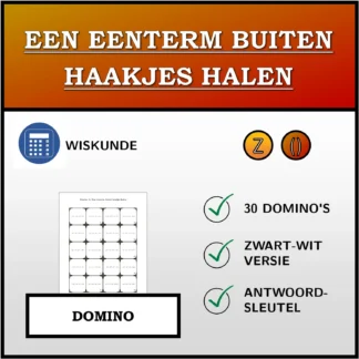 Domino: Een eenterm buiten haakjes halen