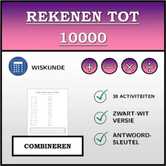 Combineeroefening: Rekenen tot 10000
