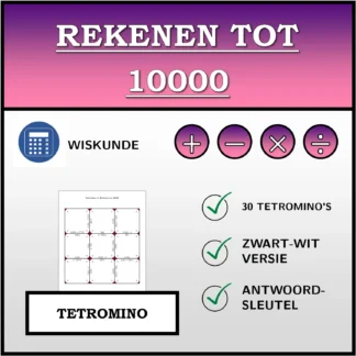 Tetromino: Rekenen tot 10000
