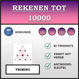 Trimino: Rekenen tot 10000