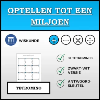 Tetromino: Optellen tot een miljoen