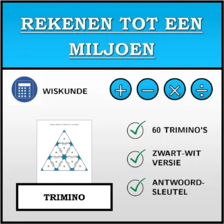 Trimino: Rekenen tot een miljoen
