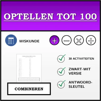 Combineeroefening: Optellen tot 100