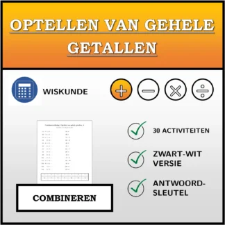 Combineeroefening: Optellen van gehele getallen