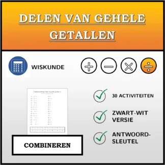 Combineeroefening: Delen van gehele getallen