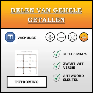 Tetromino: Delen van gehele getallen