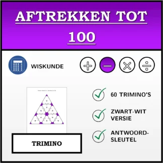 Trimino: Aftrekken tot 100