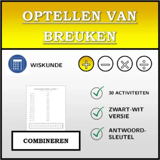 Combineeroefening: Optellen van breuken