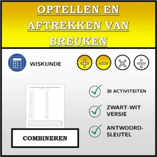 Combineeroefening: Optellen en aftrekken van breuken