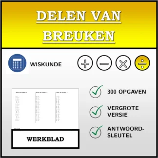 Werkblad: Delen van breuken