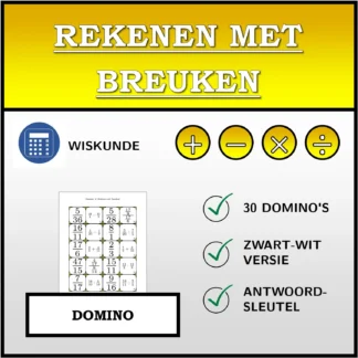 Domino: Rekenen met breuken