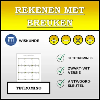 Tetromino: Rekenen met breuken