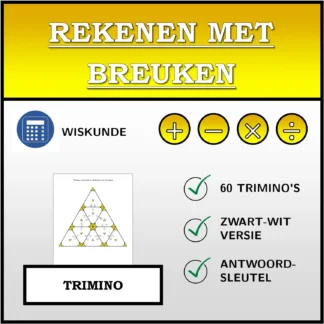 Trimino: Rekenen met breuken