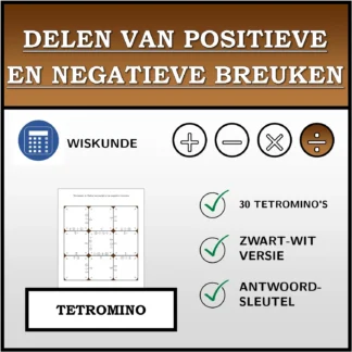 Tetromino: Delen van positieve en negatieve breuken