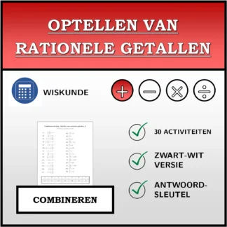 Combineeroefening: Optellen van rationele getallen
