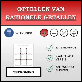 Tetromino: Optellen van rationele getallen