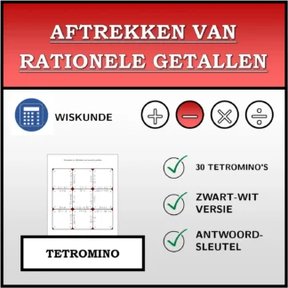 Tetromino: Aftrekken van rationele getallen