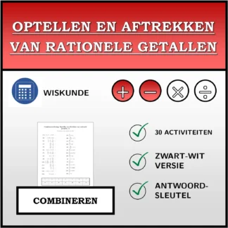 Combineeroefening: Optellen en aftrekken van rationele getallen
