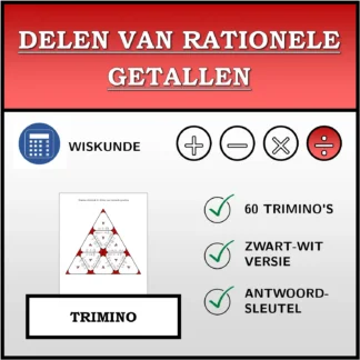 Trimino: Delen van rationele getallen