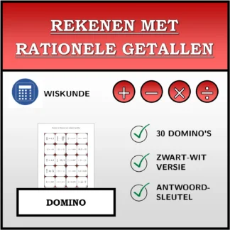 Domino: Rekenen met rationele getallen