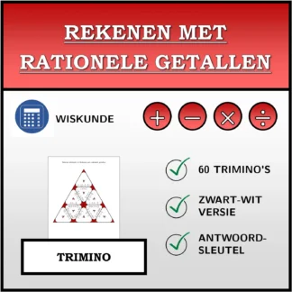 Trimino: Rekenen met rationele getallen