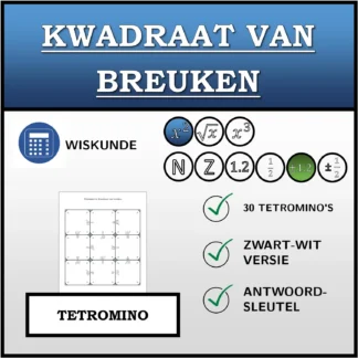 Tetromino: Kwadraat van breuken