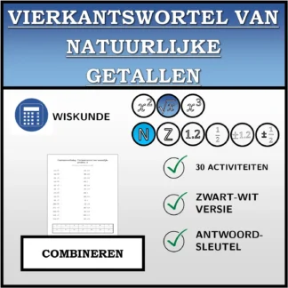 Combineeroefening: Vierkantswortel van natuurlijke getallen