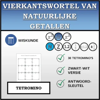 Tetromino: Vierkantswortel van natuurlijke getallen