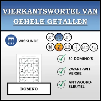 Domino: Vierkantswortel van gehele getallen