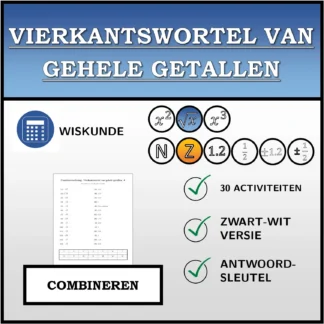 Combineeroefening: Vierkantswortel van gehele getallen