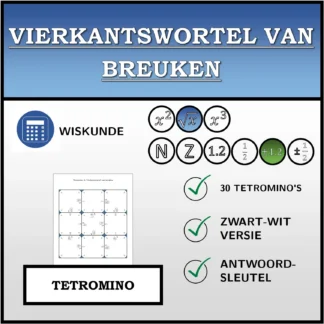 Tetromino: Vierkantswortel van breuken